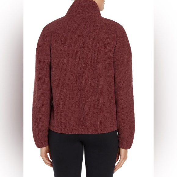 Marika Mel Fleece Jacket, Heather Zinfandel, size L, NWT - Picture 5 of 5